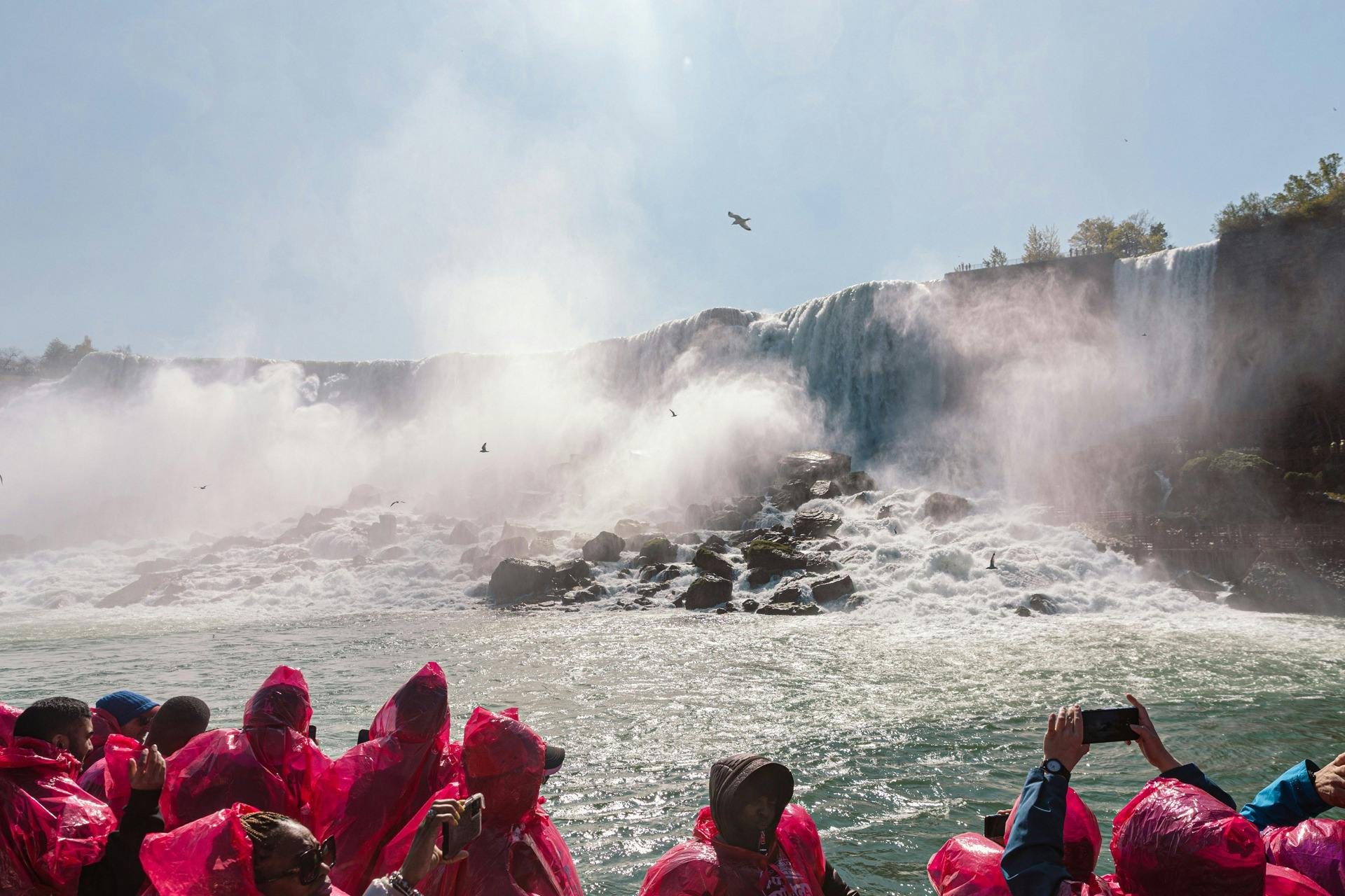 Exclusive First on the Boat Niagara Falls Tour & Journey Behind the Falls