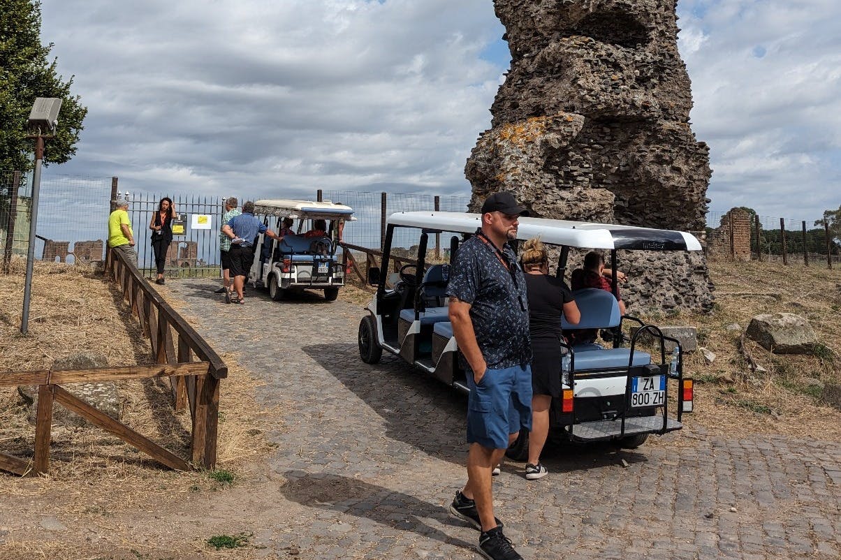 外から見るクインティリのヴィラ