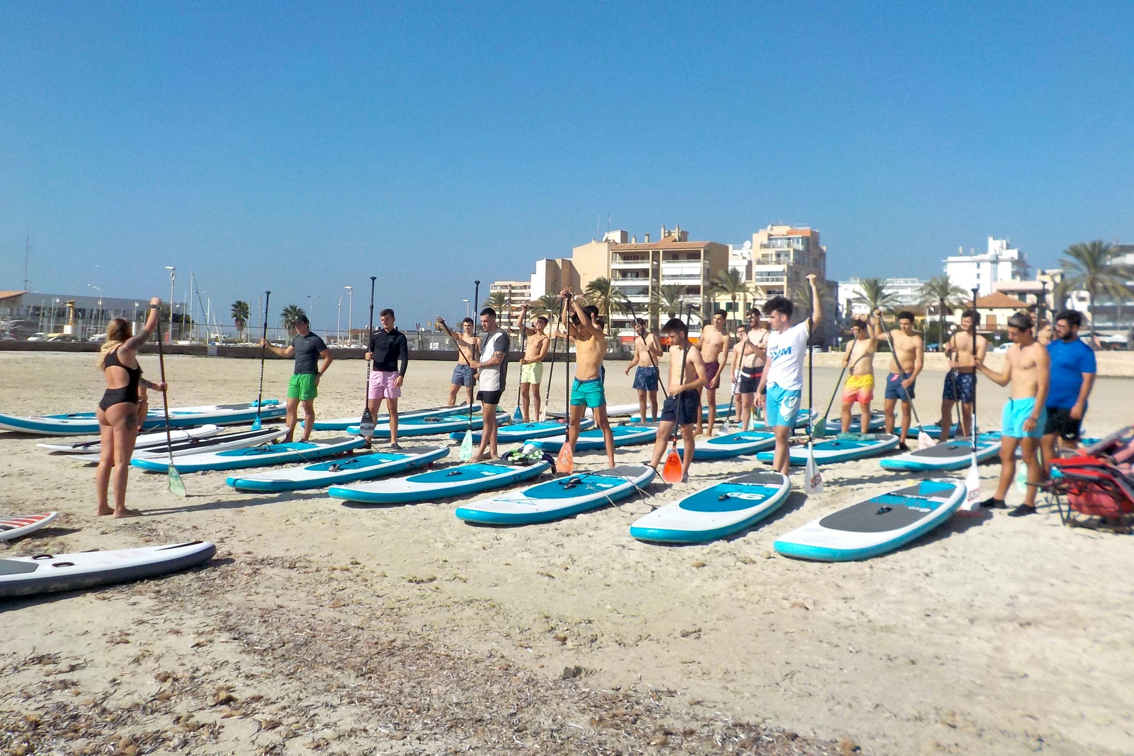 SUP (Stand Up Paddle) classes at BonaOna Mallorca, Playa de Ca'n Pastilla