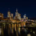 Melbourne nachtelijke hemel