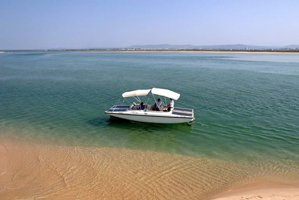 Beautiful islands and beaches of Ria Formosa