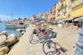 Stop at Villefranche sur Mer on an electric bike