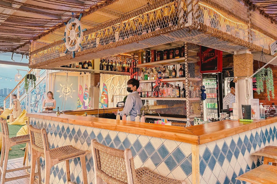 Bar at Tappia Floating Cafe