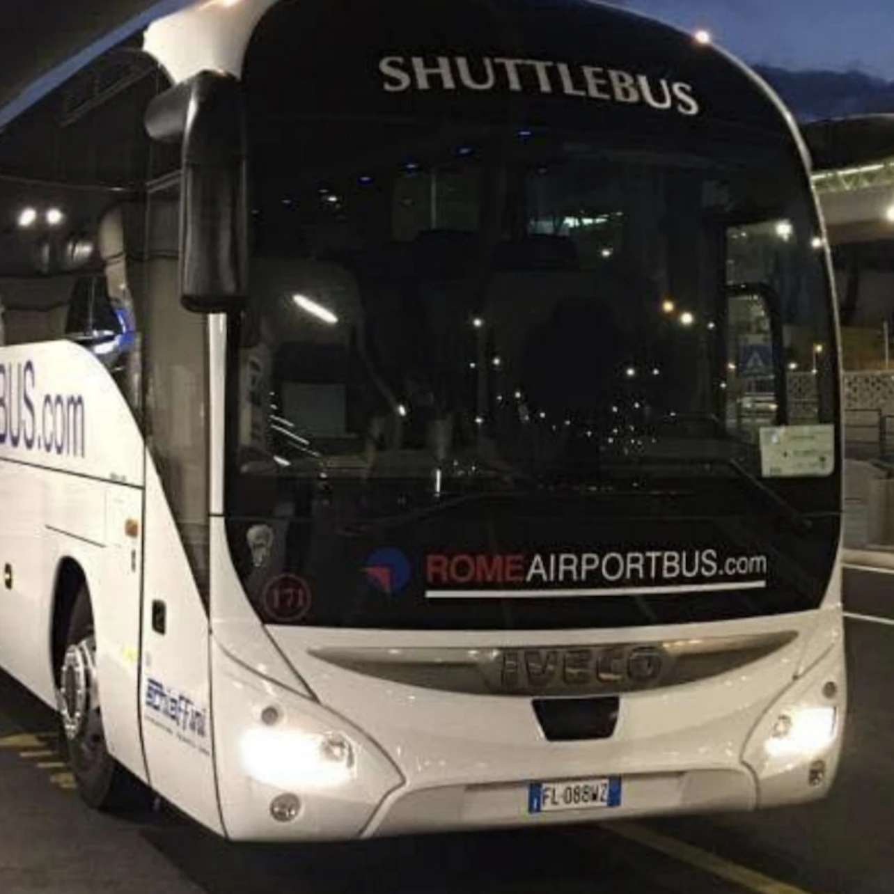 Aéroport de Fuimicino : Transfert en autocar vers/depuis Rome Termini
