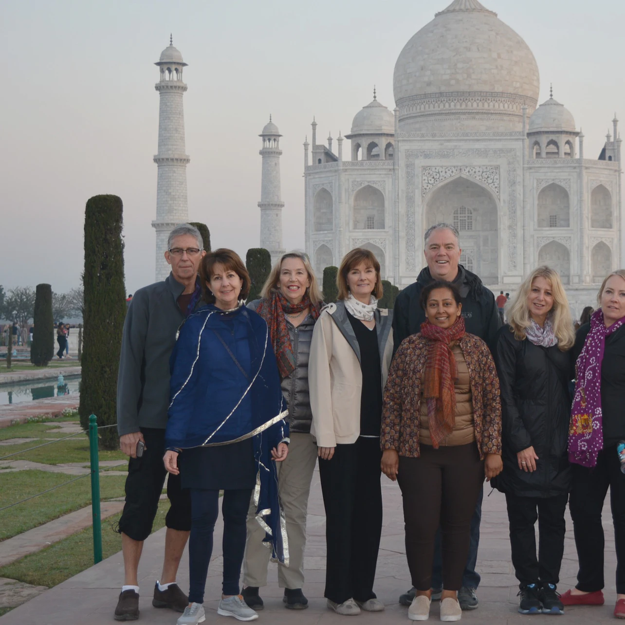 Visit to Taj Mahal during a day trip to Agra