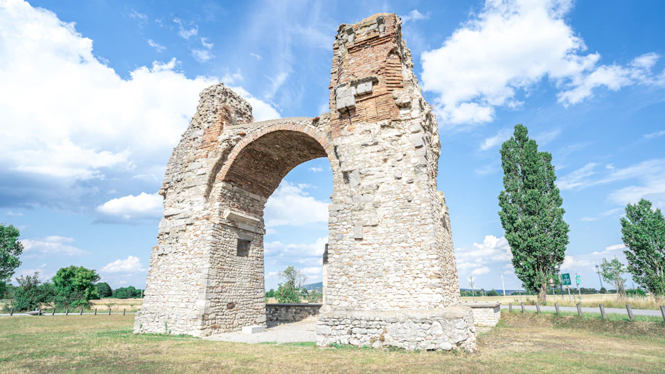 Remains of the pagan gate