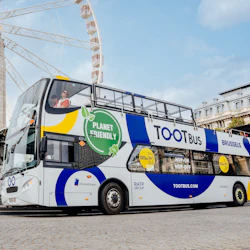 Tootbus Brussels: Hop-on Hop-off Electric Bus Tour + Belgian Beer World