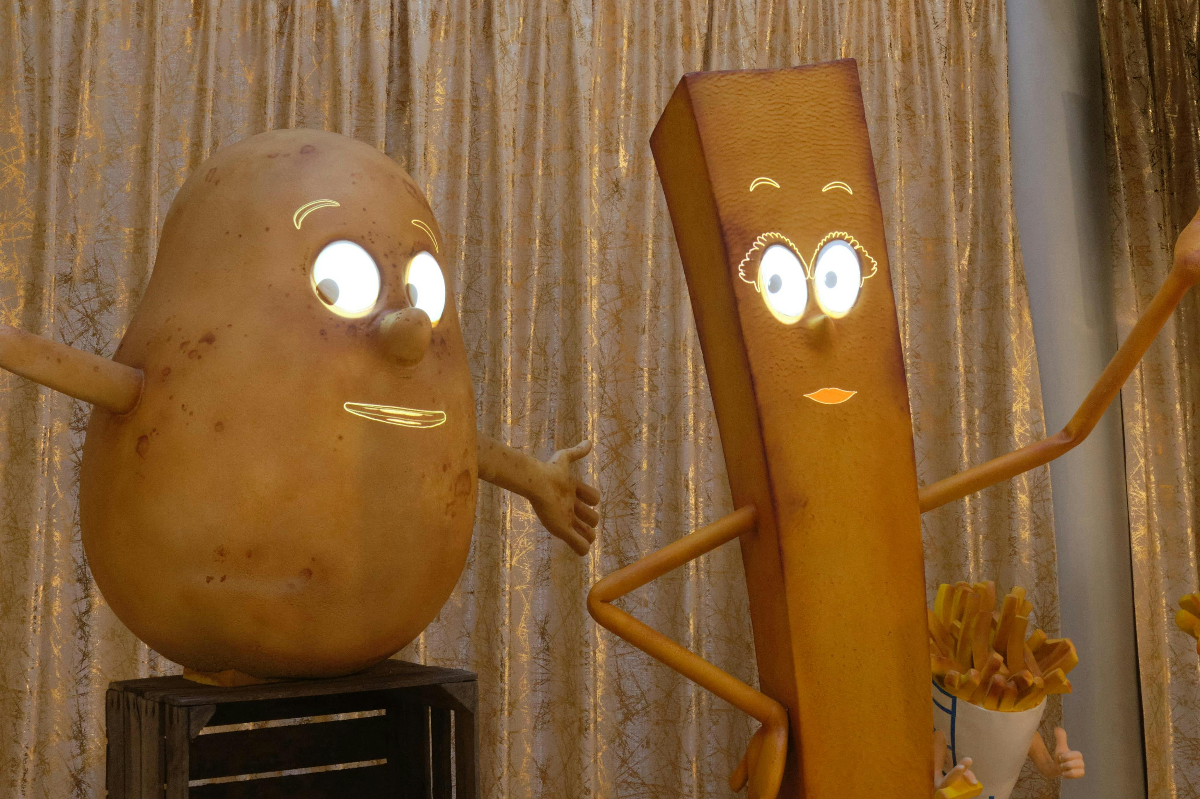 Our singing Mrs Fries and Mr Potato