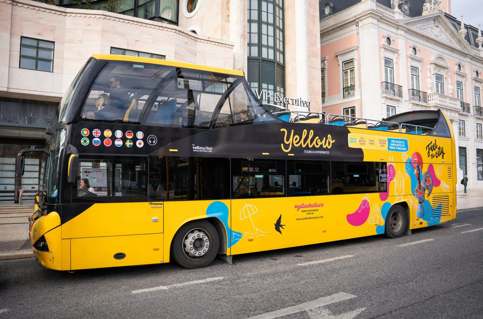 Lissabon: 48-timmars Hop-on Hop-off-buss + flodkryssning