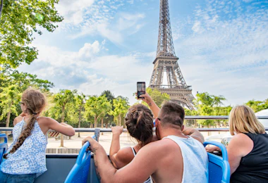 Bus touristiques de Paris à arrêts multiples