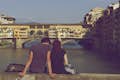 Paar auf der Ponte Vecchio