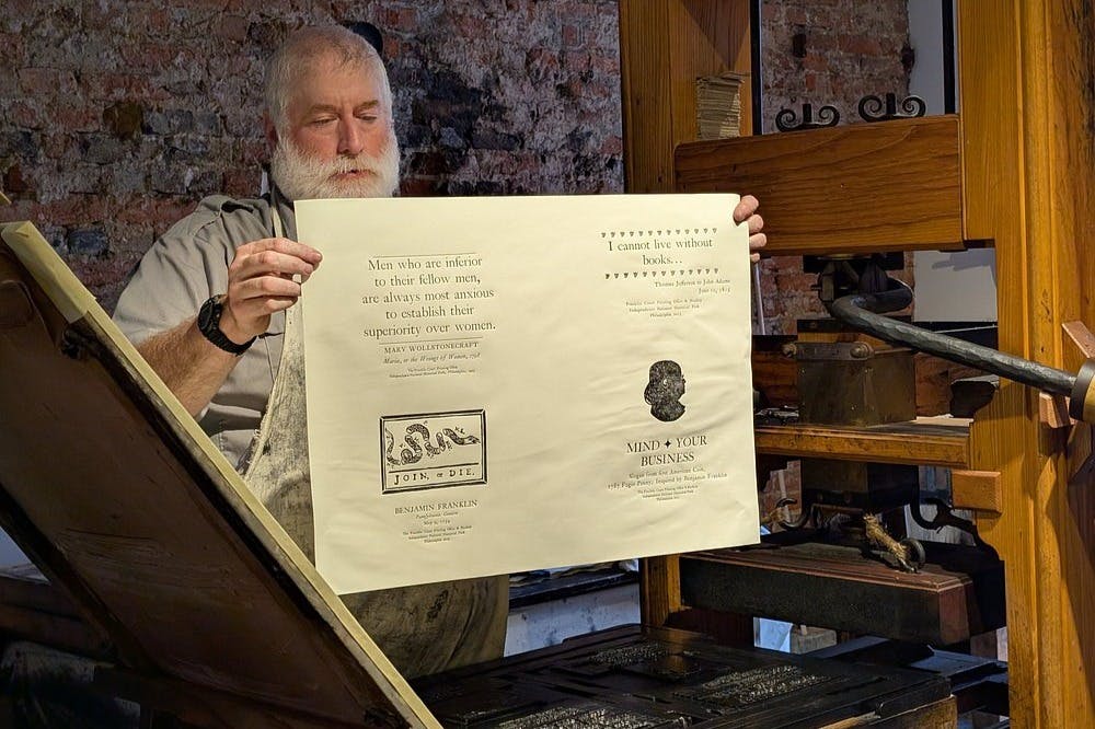 Benjamin Franklin Print Shop