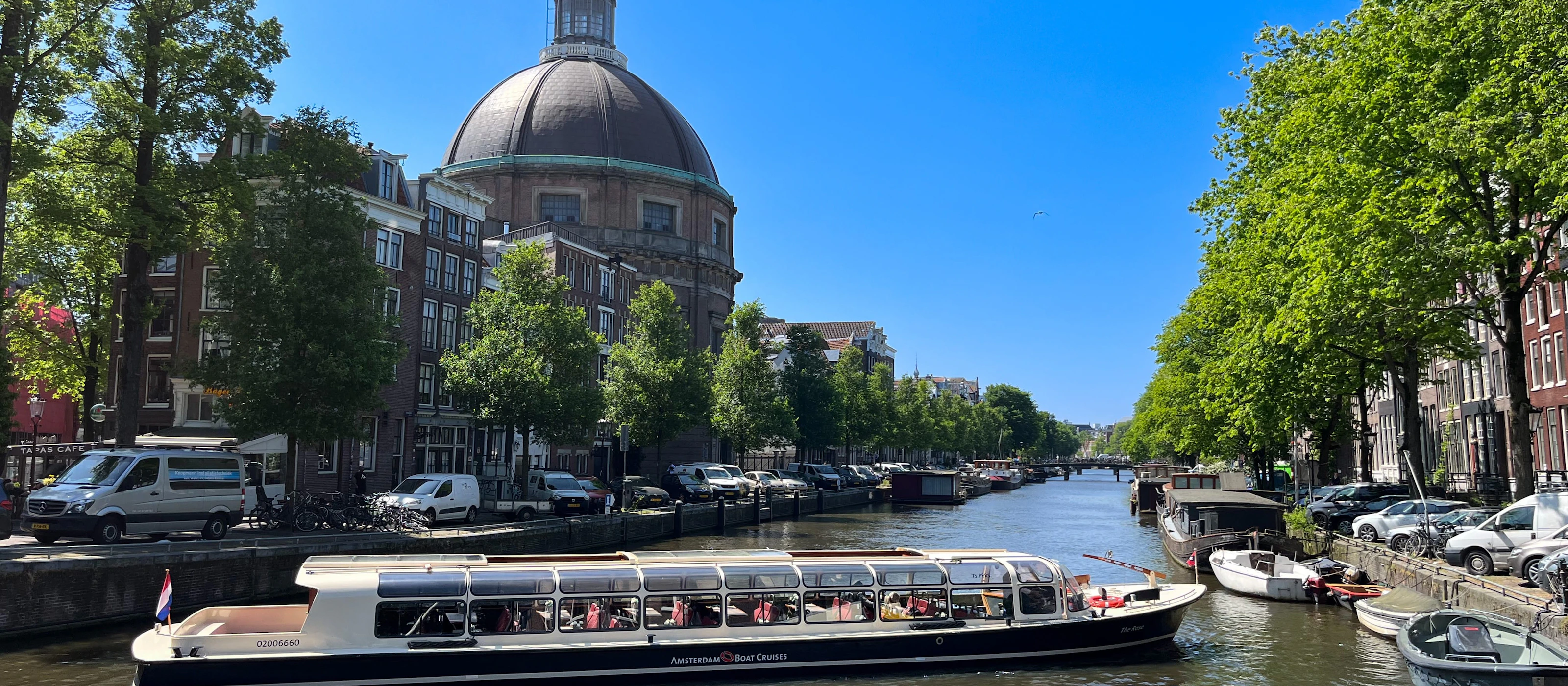 Amsterdam: Grachtenrundfahrt ab A'DAM Tower