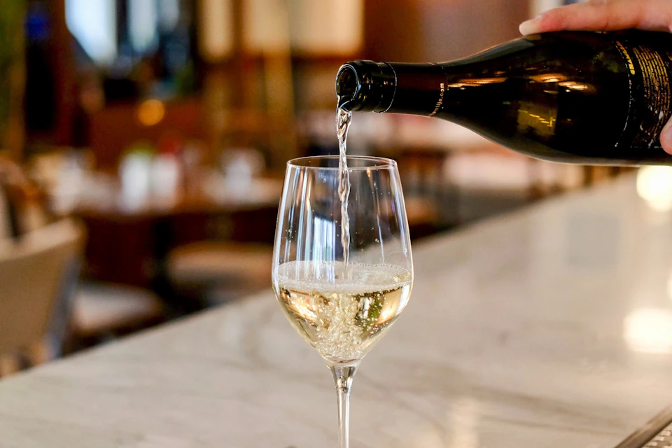Wine pouring