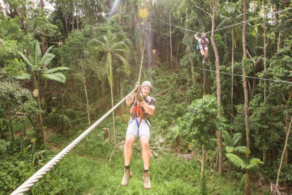 TreeTop Adventure Challenge sur la Sunshine Coast