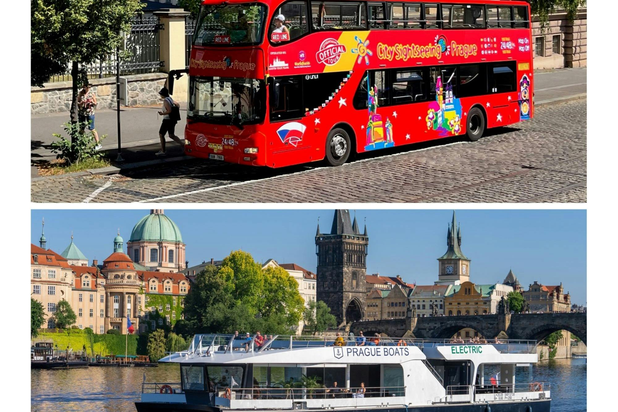 Prague Bus + Boat