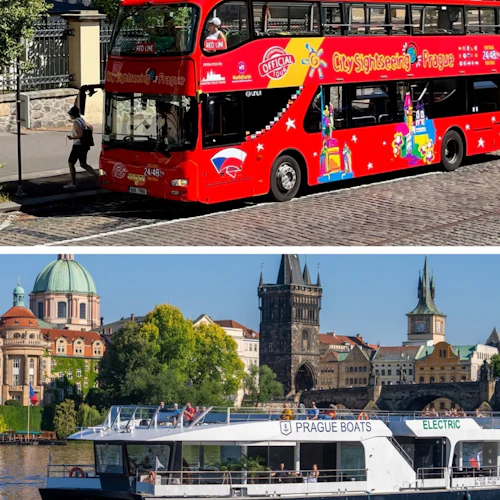 City Sightseeing Praga: Passeio de ônibus hop-on hop-off + cruzeiro pelo rio - Photo 9