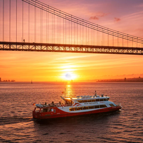 Lisbon: Tagus River Sunset Cruise + Drink - Photo 8