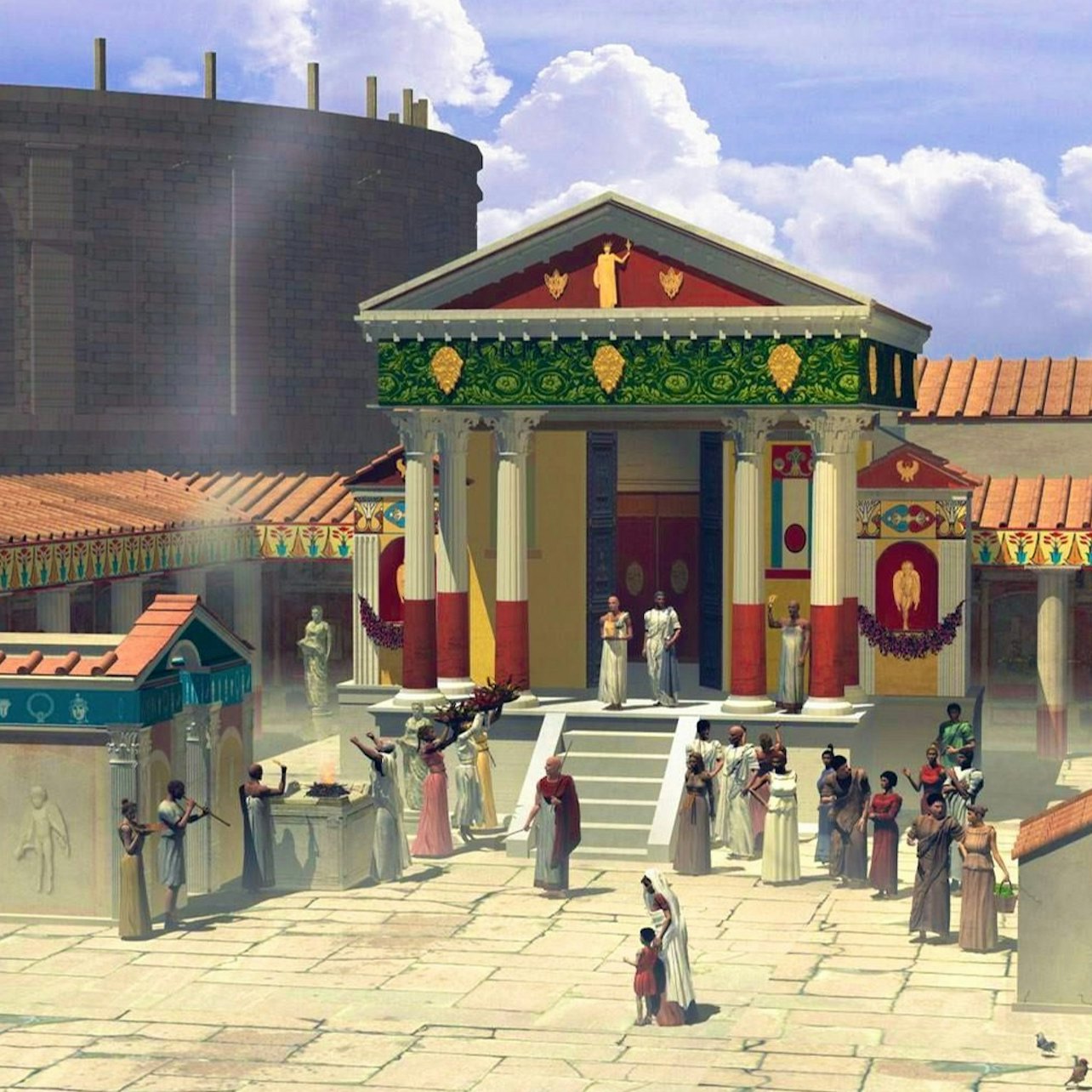 Pompeya: Tour a pie en 3D con entrada - Alojamientos en Pompeya