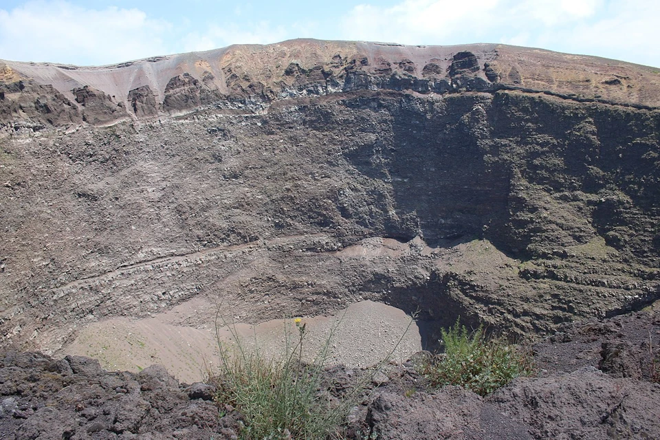 main crater of Vesuvius