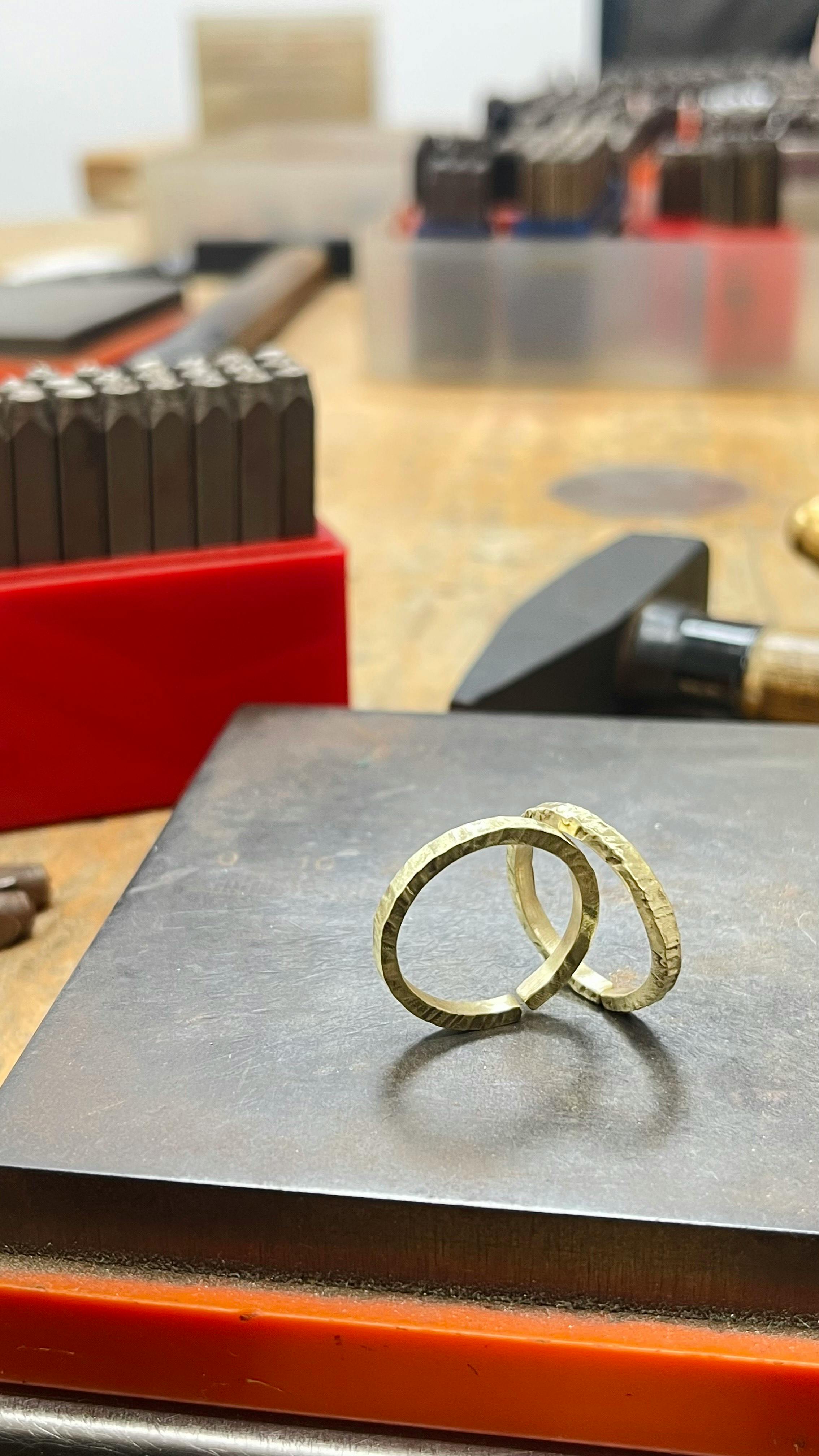 Dirty Hand Studio Kwai Chung: Copper Bangle & Sterling Silver Ring-Making Workshop