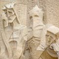 Sagrada Familia - Detail der Passionsfassade