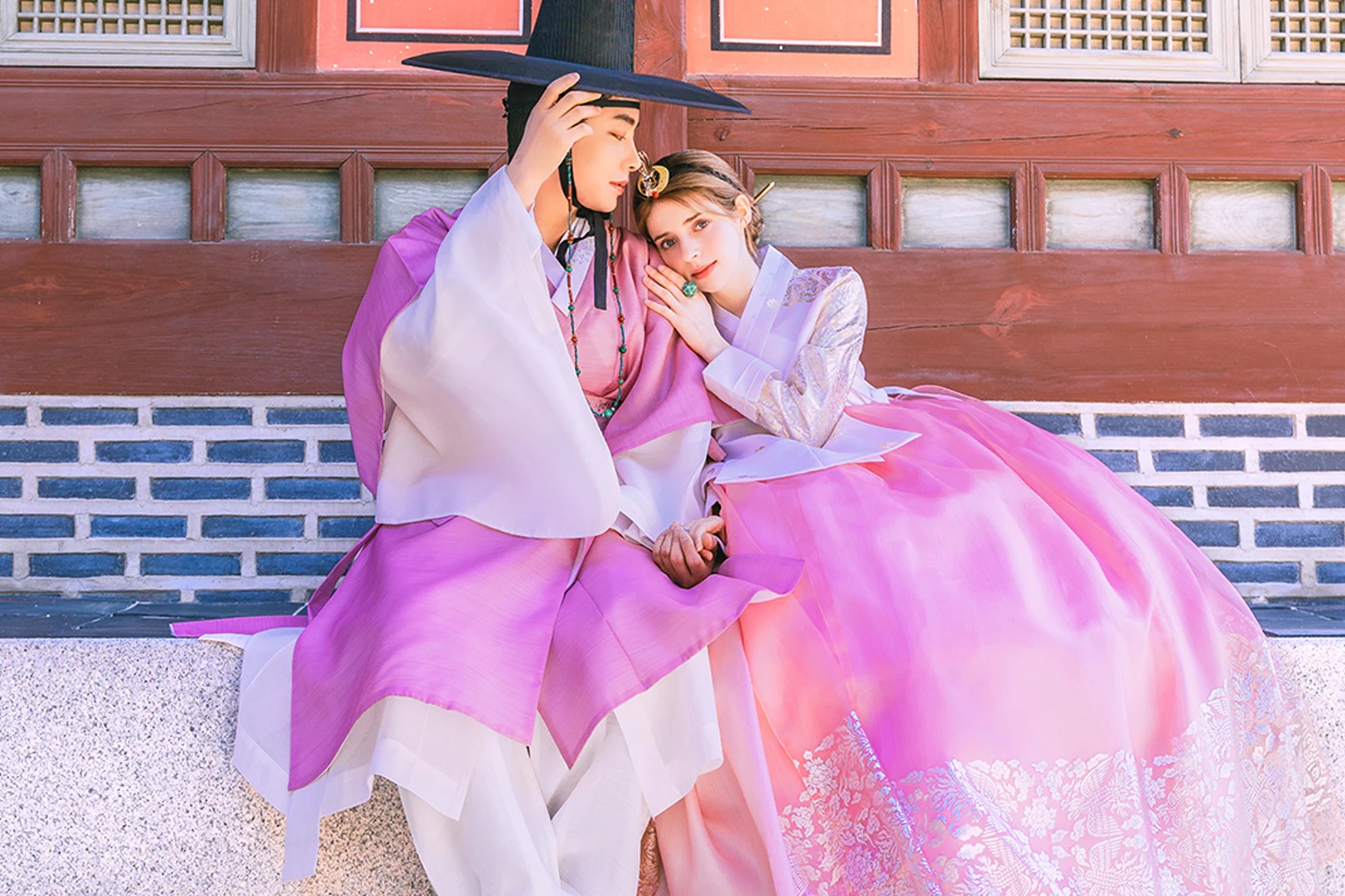 Photoshoot & Premium Hanbok Rental: Hanbok Rental + Optional Make-Up at Gyeongbokgung
