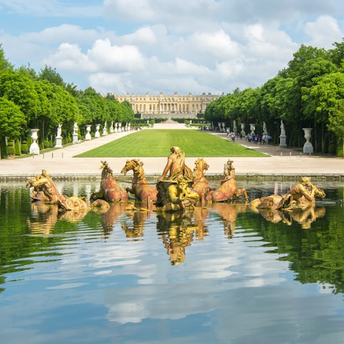 Palacio de Versalles, jardines, terrenos: Jardines musicales o fuentes danzantes