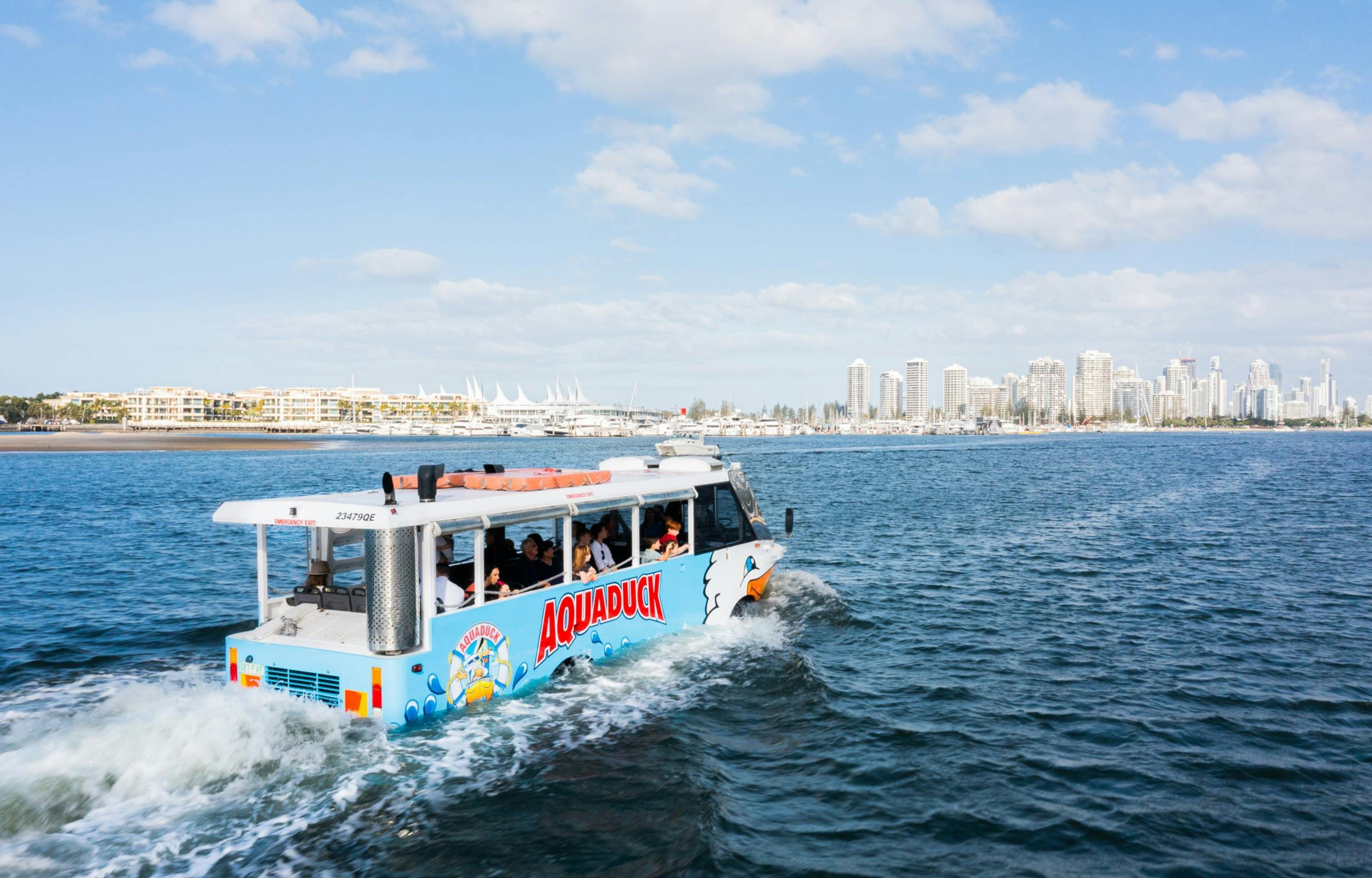 Aquaduck Safari: City Guided Tour + River Cruise Experience