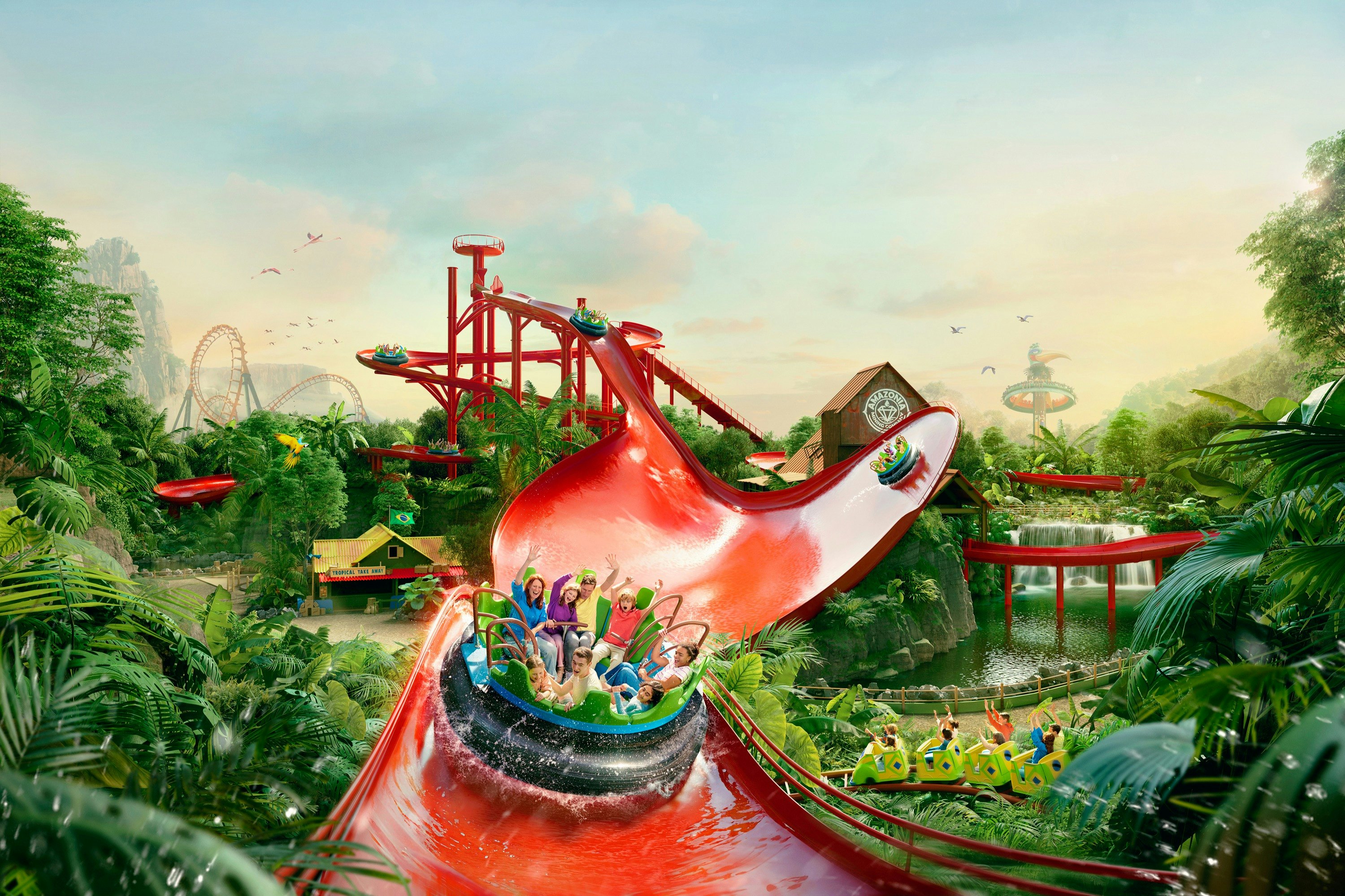 Parque Bellewaerde: bilhete de entrada