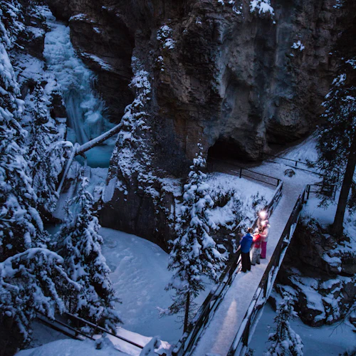 Johnston Canyon Evening Icewalk - Photo 2