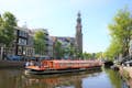 Orange LOVERS boat and Westerkerk