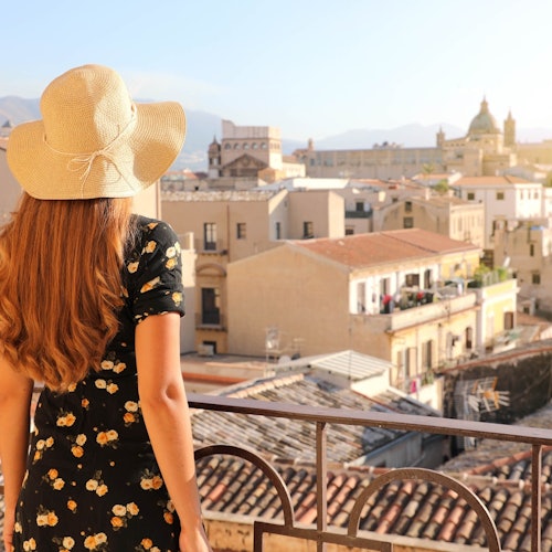 Palermo: Visita guiada de la ciudad + Acceso a las vistas de la terraza