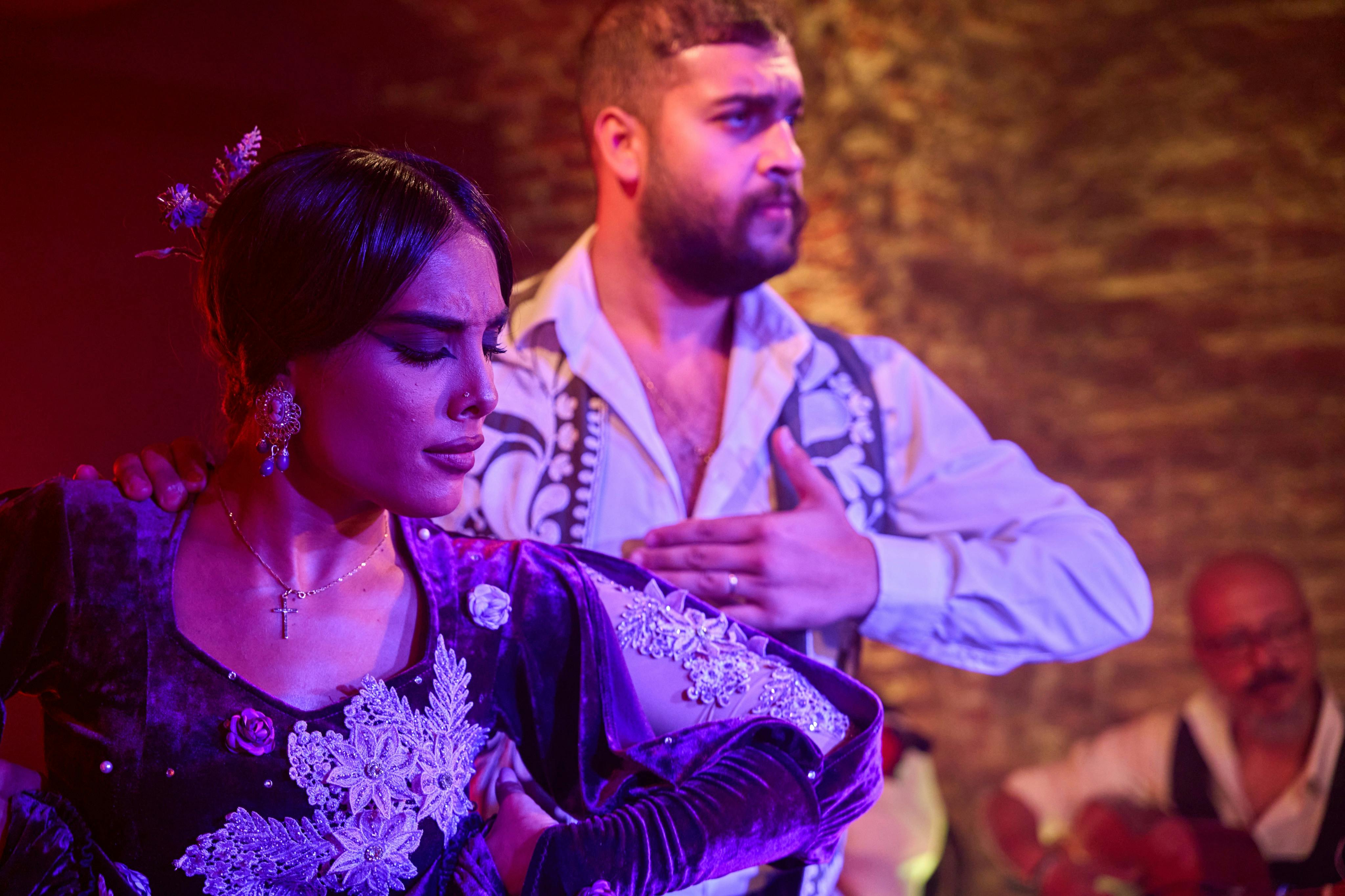 Alba Heredia and Rober the Brown