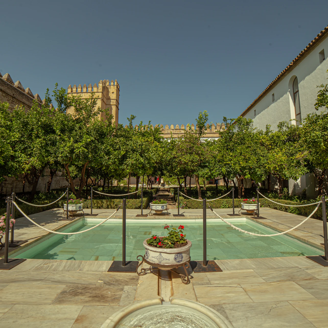 Courtyard of the Alcazar of the Christian Monarchs