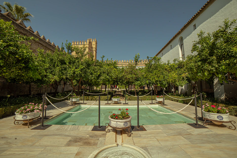 Courtyard of the Alcazar of the Christian Monarchs
