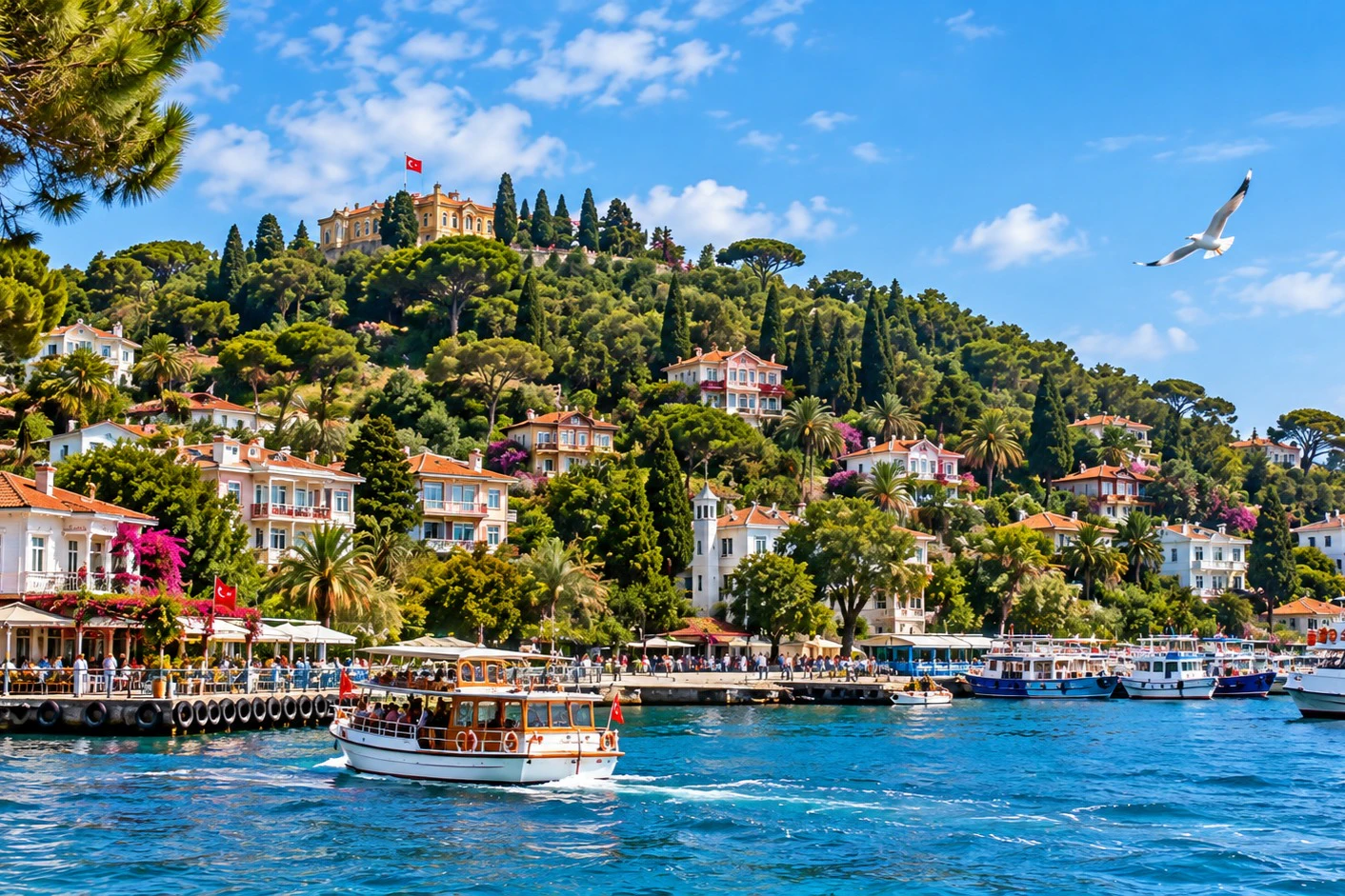 Istanbul: Princes' Islands Private Guided Boat Tour + Optional Lunch