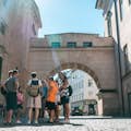Gruppo in tour, passeggiata nel centro storico di Copenaghen