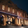 Musée du prix Nobel la nuit.