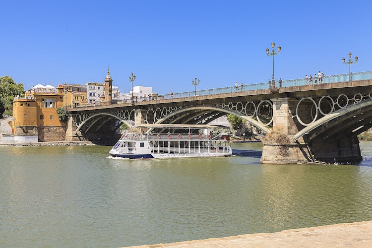 Sevilla: Crucero turístico desde Torre Del Oro + Audioguía billete - 5