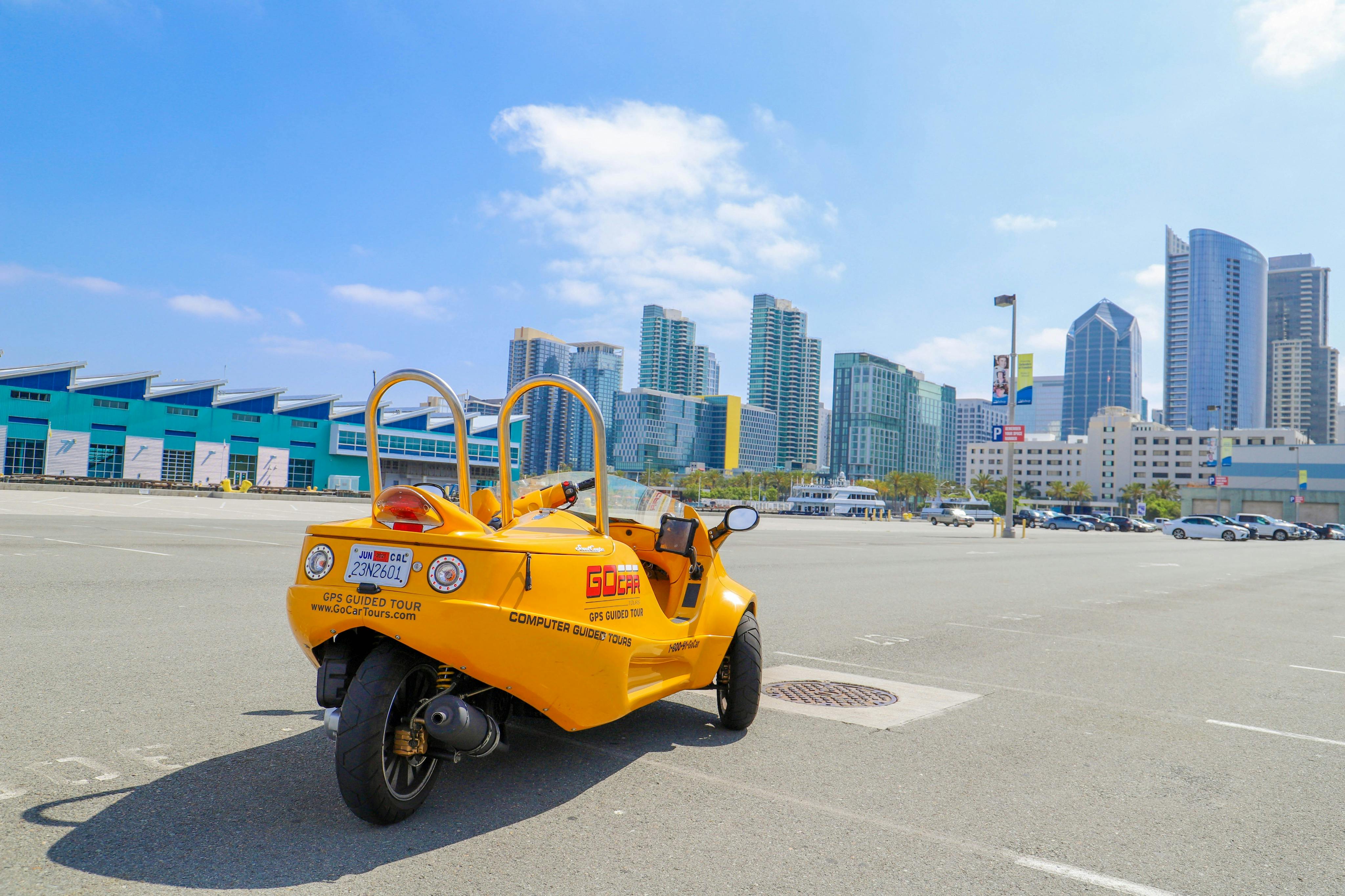 駐車して街を探検しましょう。