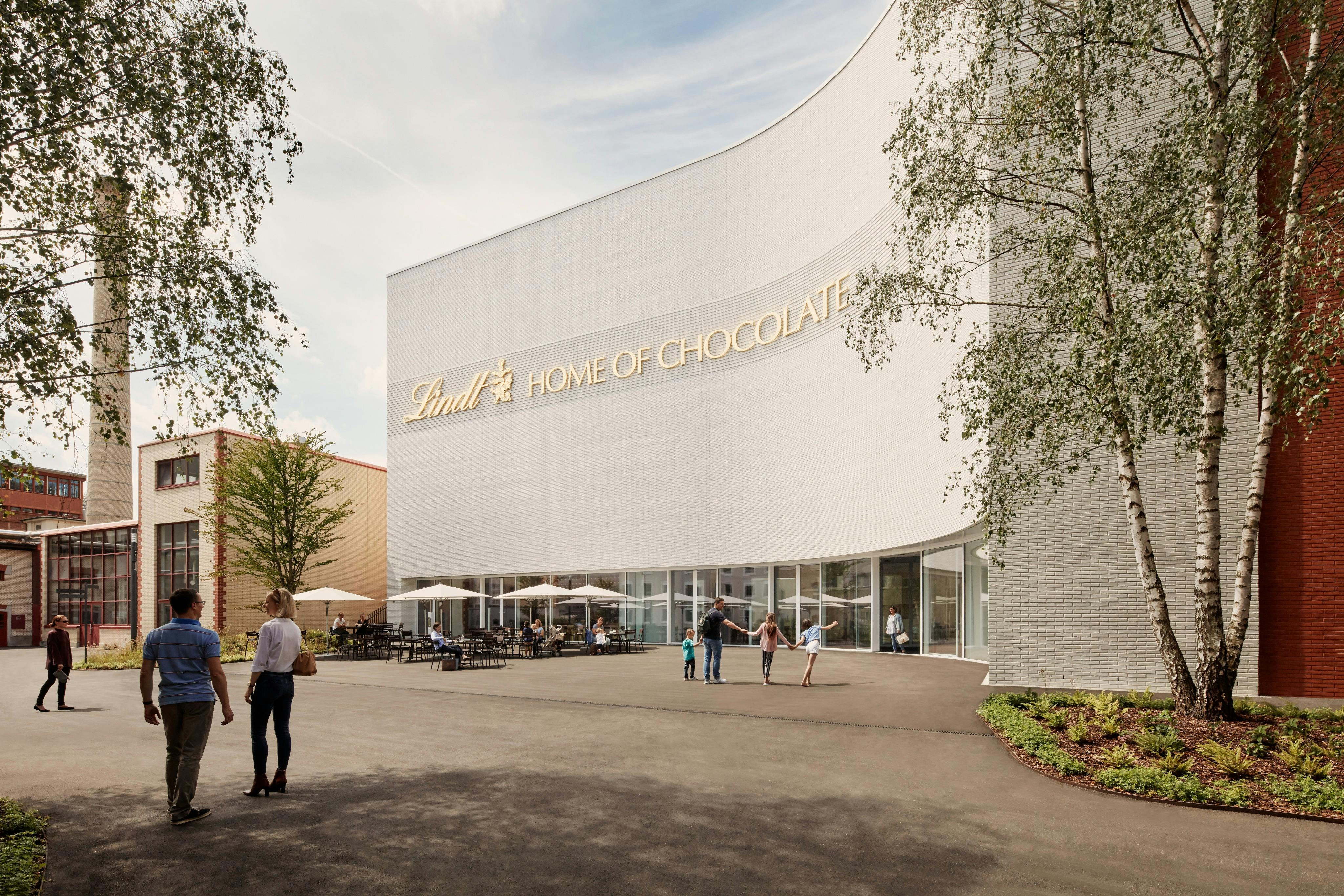 Facade of Lindt Home of Chocolate