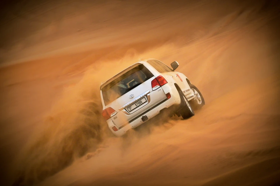 Dune bashing