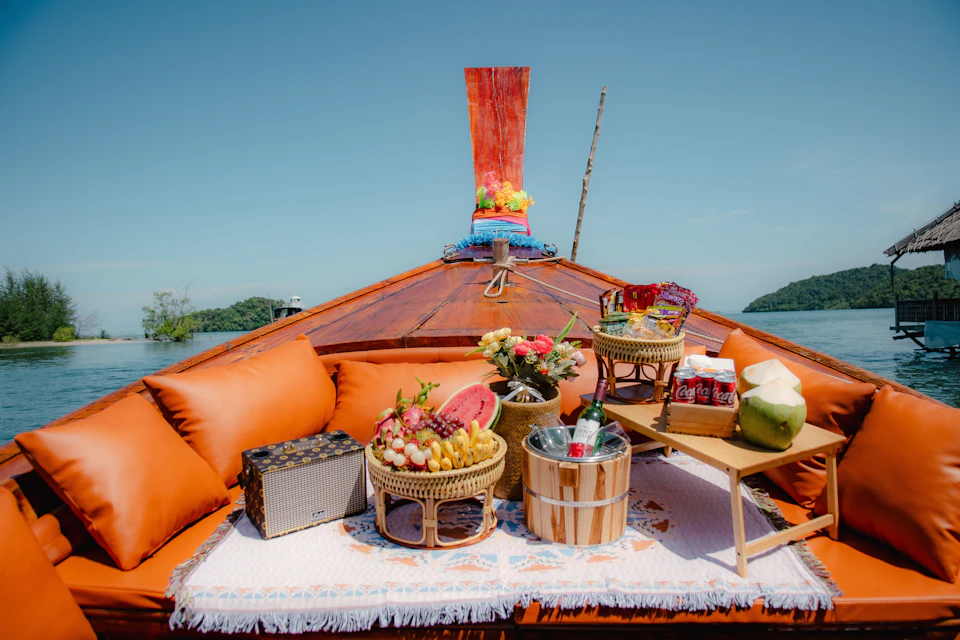 Our service on the boat