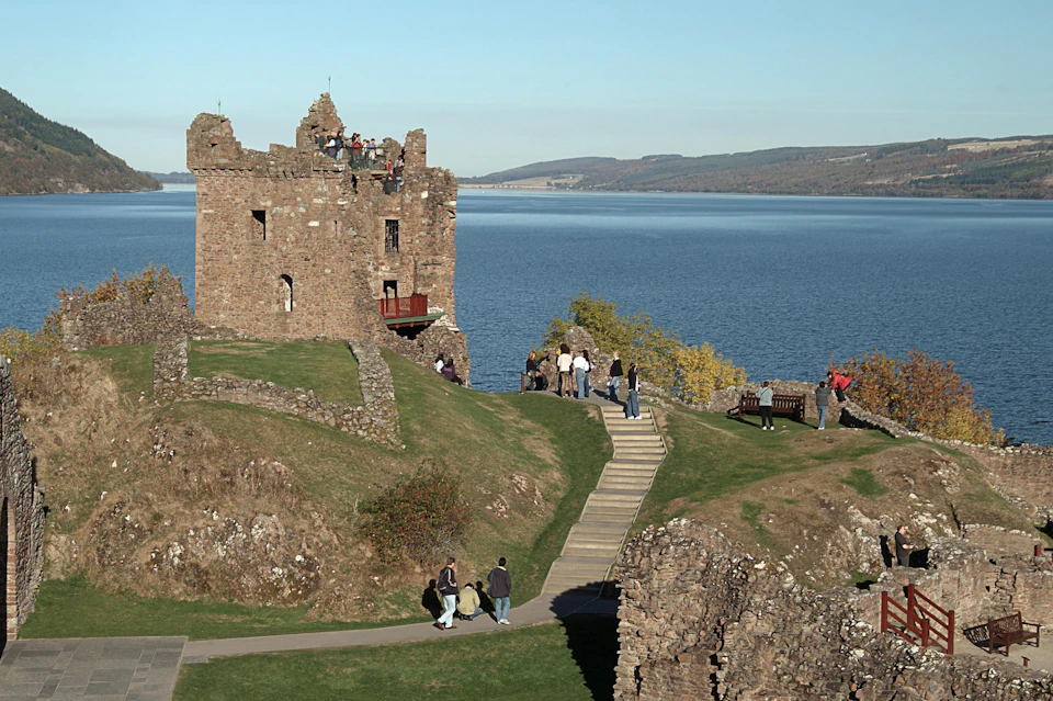 Urquhart Castle ruins on Loch Ness