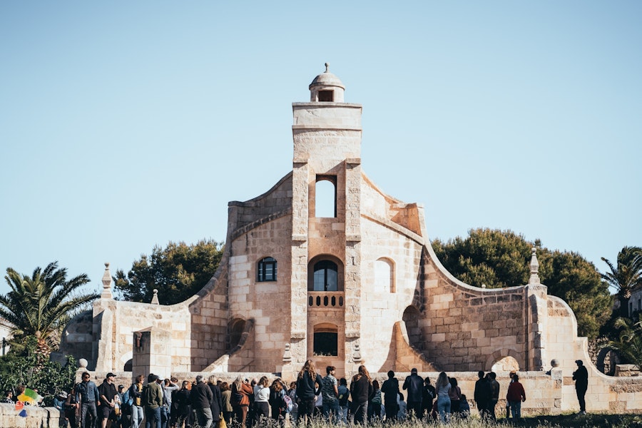 Gidsrondleiding naar het eiland Lazareto (vanaf Menorca)