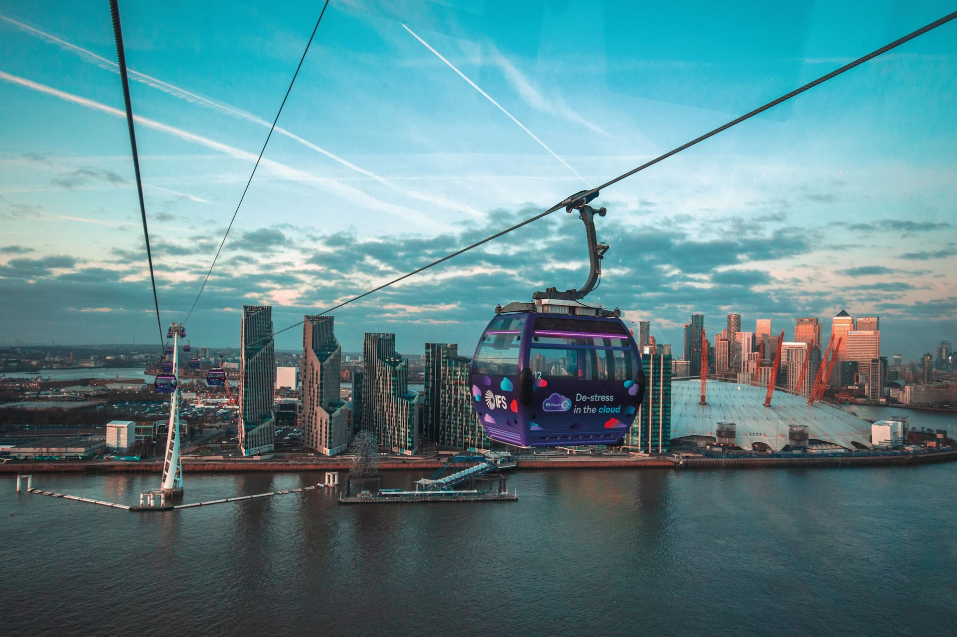 IFS Cloud Cable Car and The North Greenwich Pier