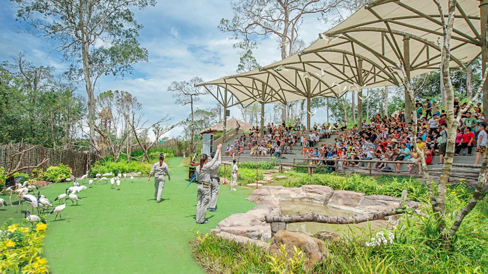 Vinpearl Safari Phu Quoc: Night Safari Ticket + BBQ Skewer Dinner