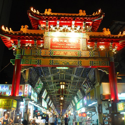 Visita nocturna a Taipei con cena