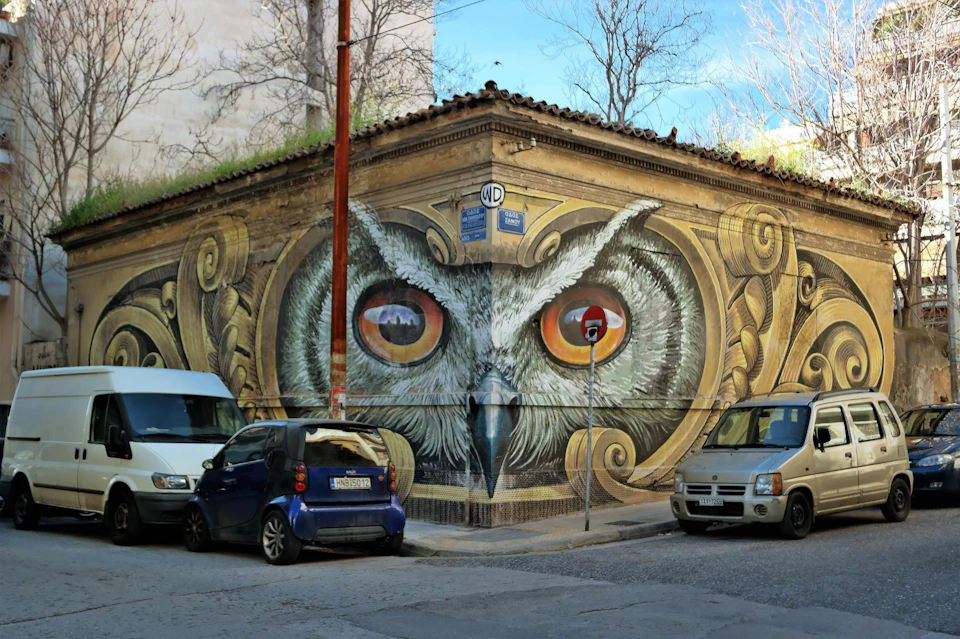 Owl Graffiti
